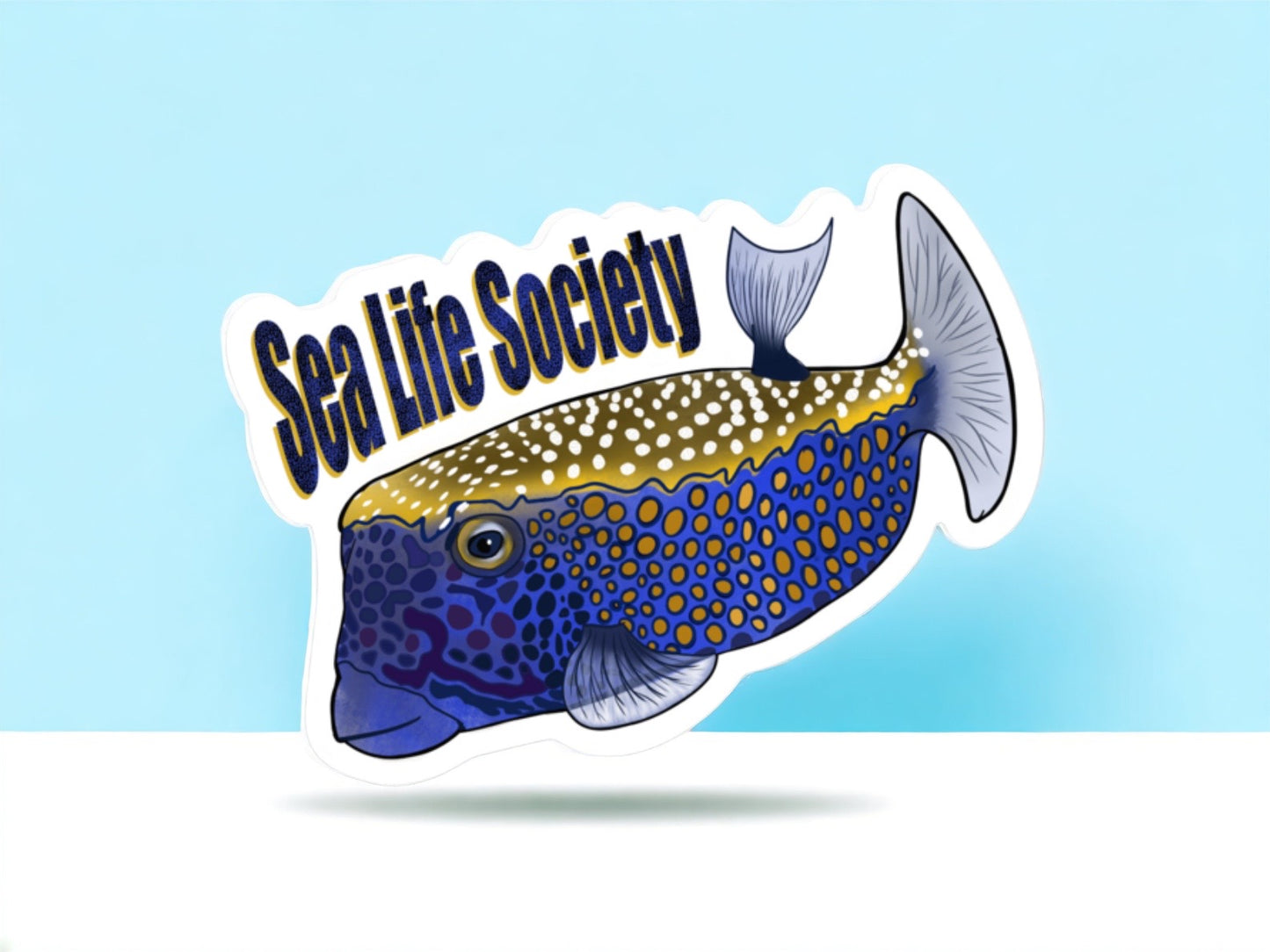 Box Fish Sticker