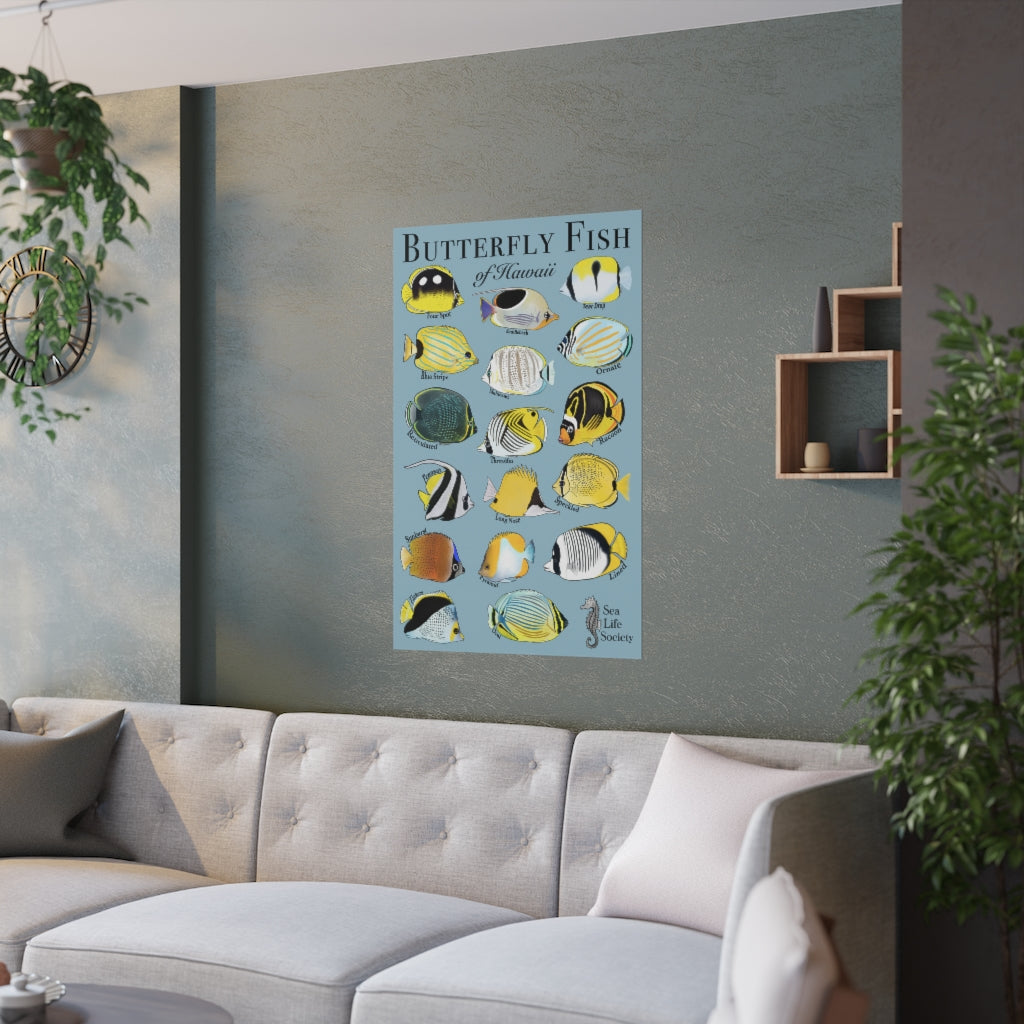 Large Butterfly Fish Poster