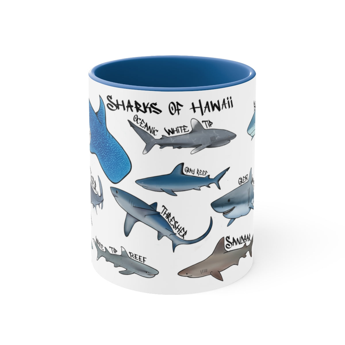 Sharks of Hawaii Mug, 11oz