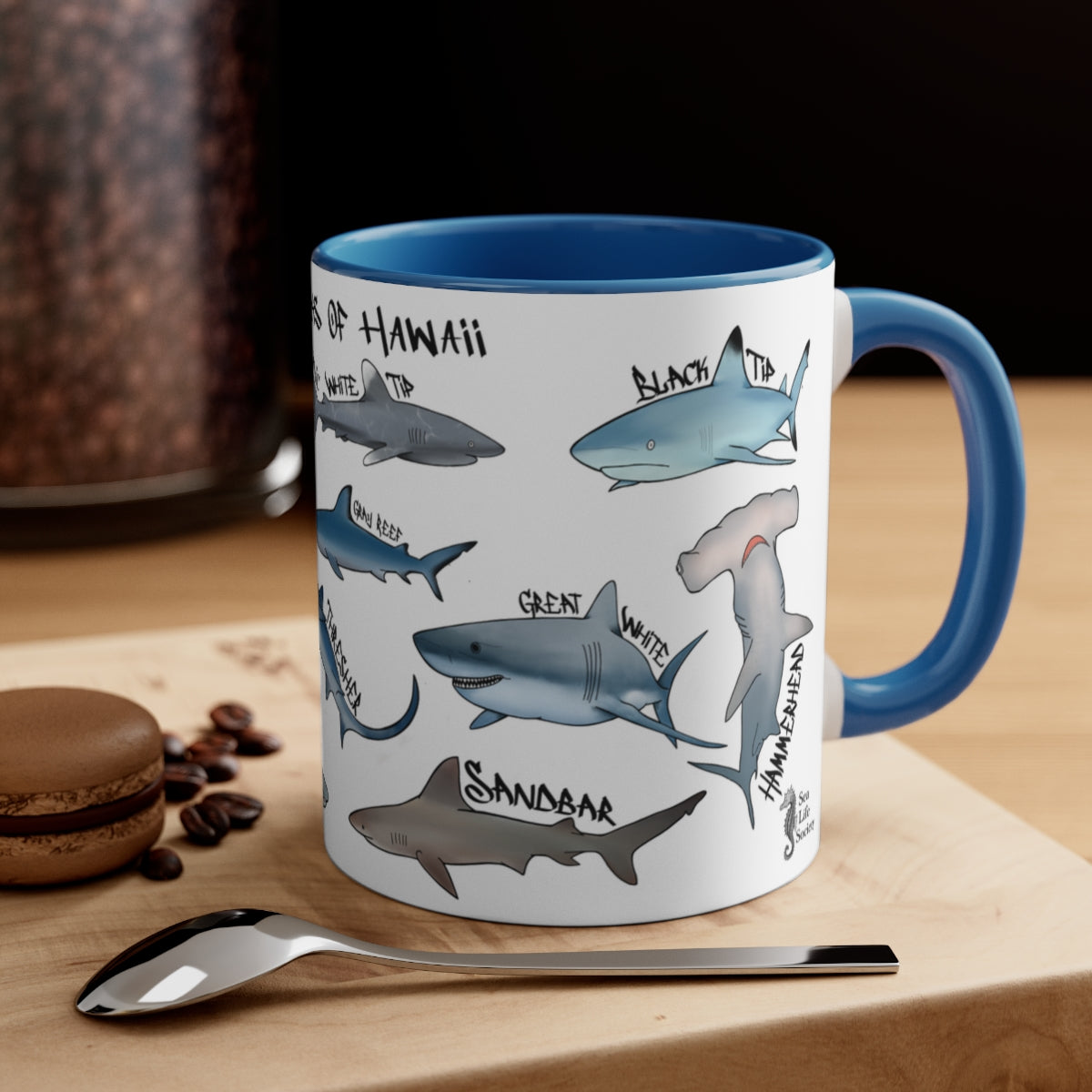 Sharks of Hawaii Mug, 11oz