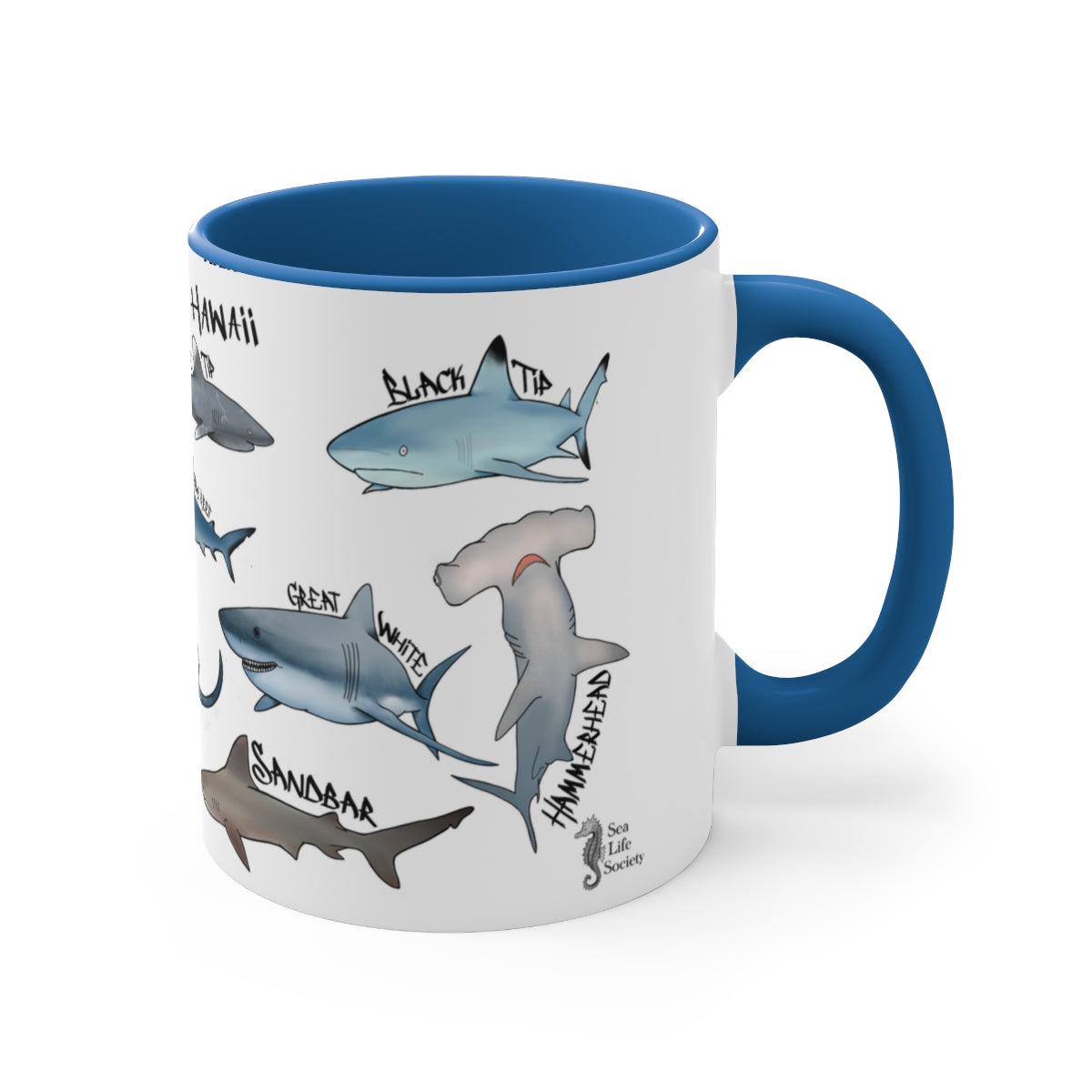 Sharks of Hawaii Mug, 11oz